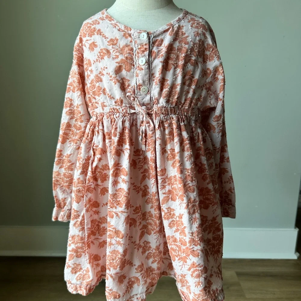 FREE PLANET Floral Button-Up Dress SIZE 6X - Picture 2 of 12